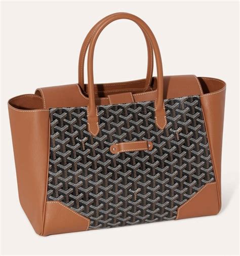 goyard bag new collection|Goyard saigon tote bag cost.